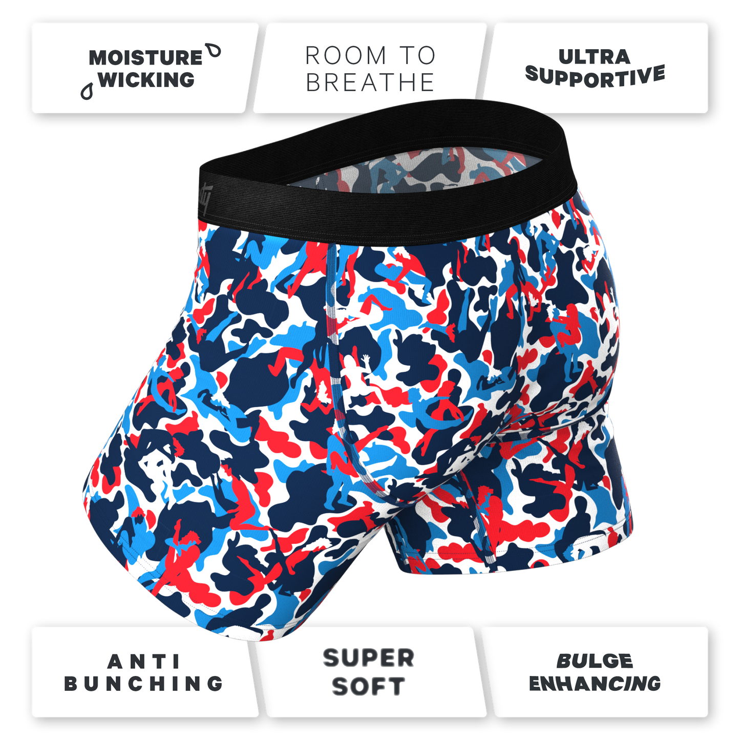  The Grand Finale | USA Camouflage Ball Hammock® Pouch Underwear