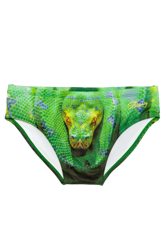  Corwin's Constrictor Snake Print Swim Brief