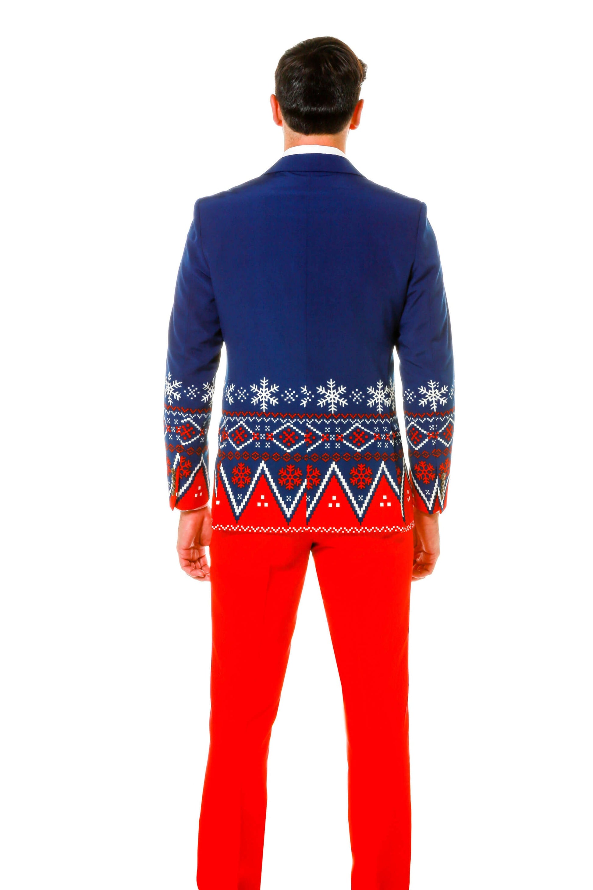  The Nordic Gentleman | Navy Fair Isle Ugly Christmas Suit