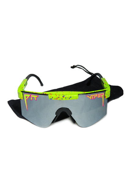  The 1993s | Neon Green Polarized Pit Viper Sunglasses