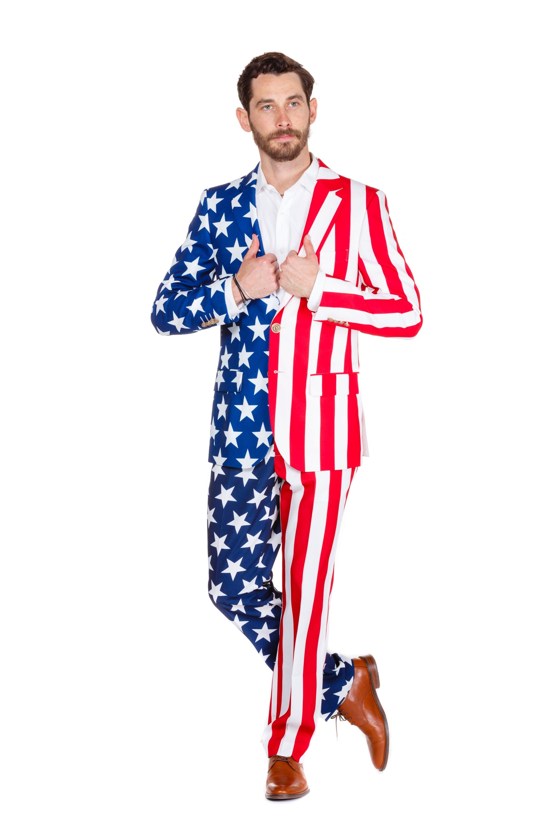  The Tommy J's | American Flag Suit Pants