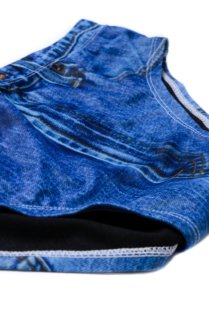 The Daytona Dong Sarong | Denim Print Swim Brief