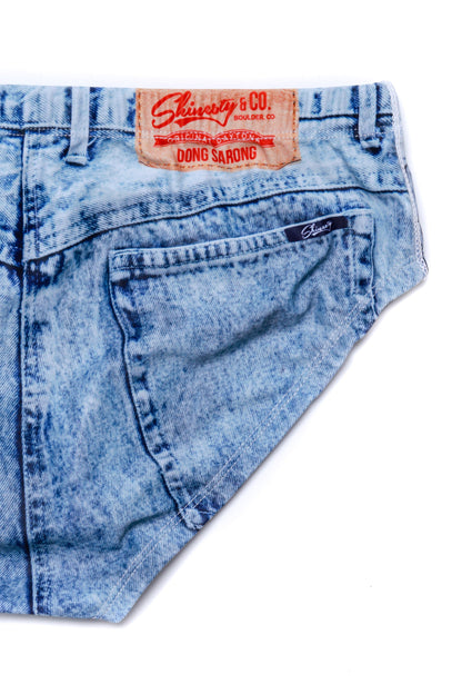  The Assid Washers | Faux-Denim Swim Brief