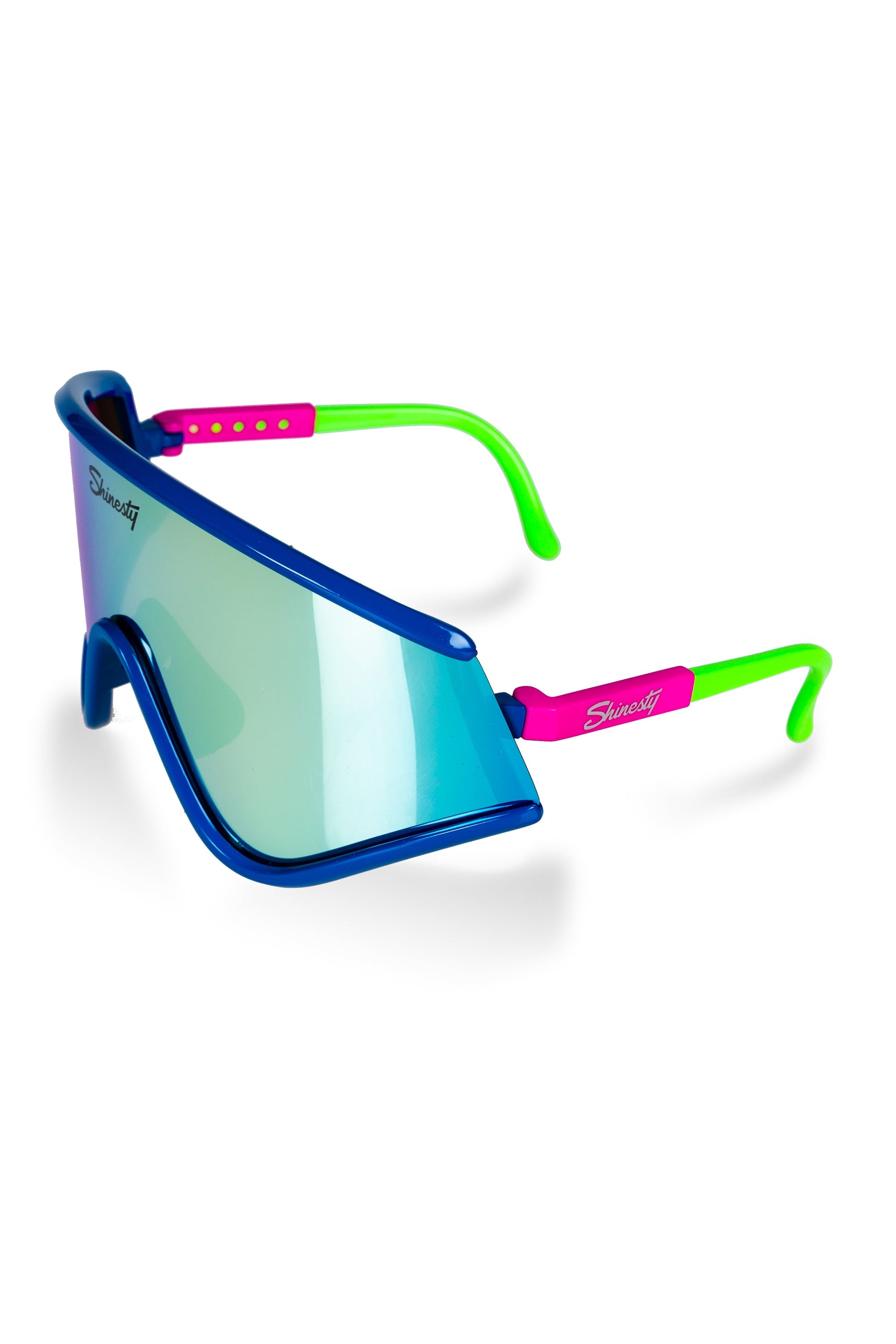  The Boatercycle | Blue And Gold Mirrored Macho Polarized Sunglasses