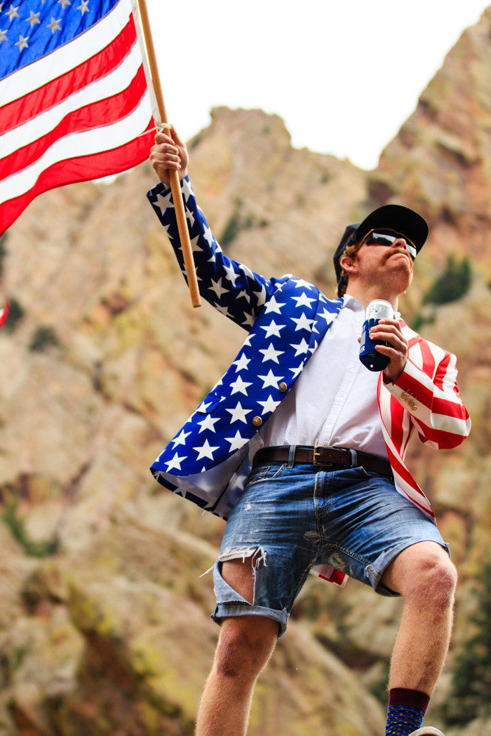  The Tommy J | American Flag Suit Jacket