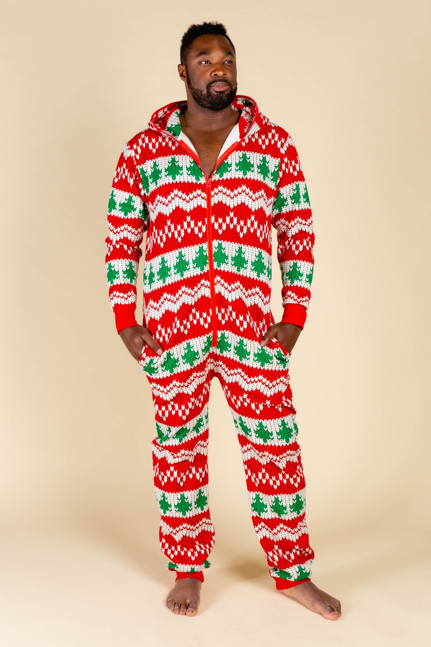  The Red Ryder | Knit Print Christmas Onesie