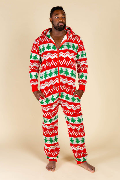  The Red Ryder | Knit Print Christmas Onesie