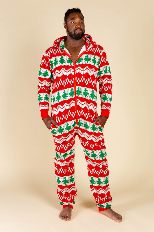  The Red Ryder | Knit Print Christmas Onesie