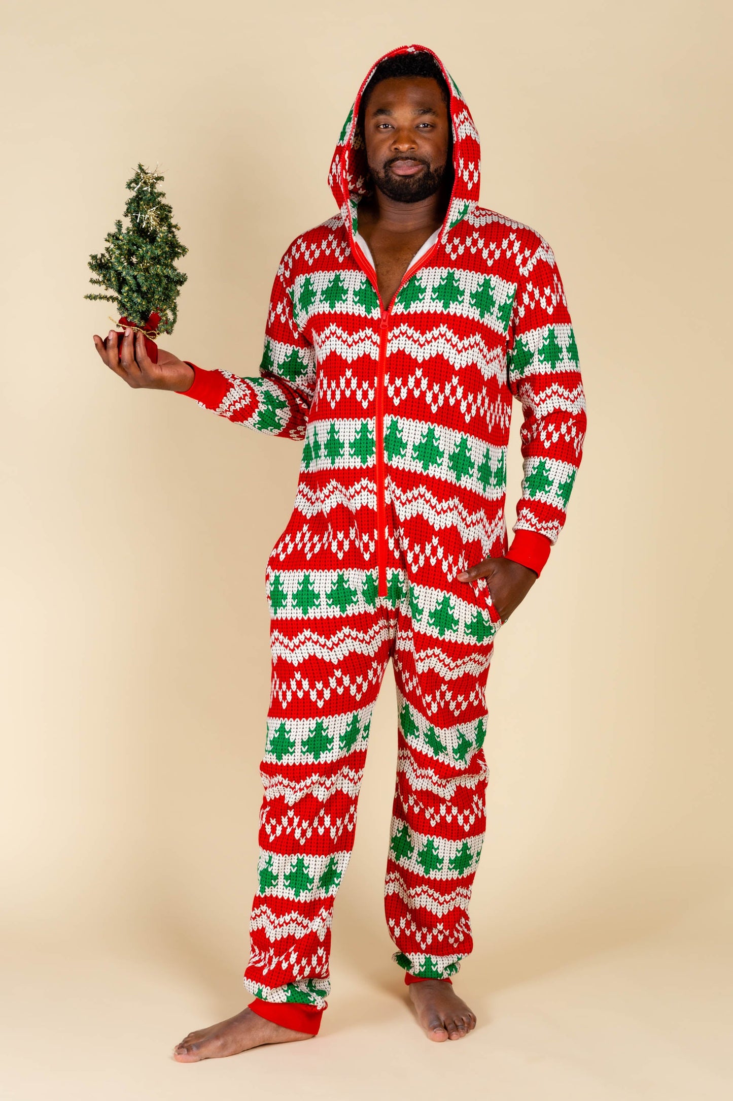  The Red Ryder | Knit Print Christmas Onesie