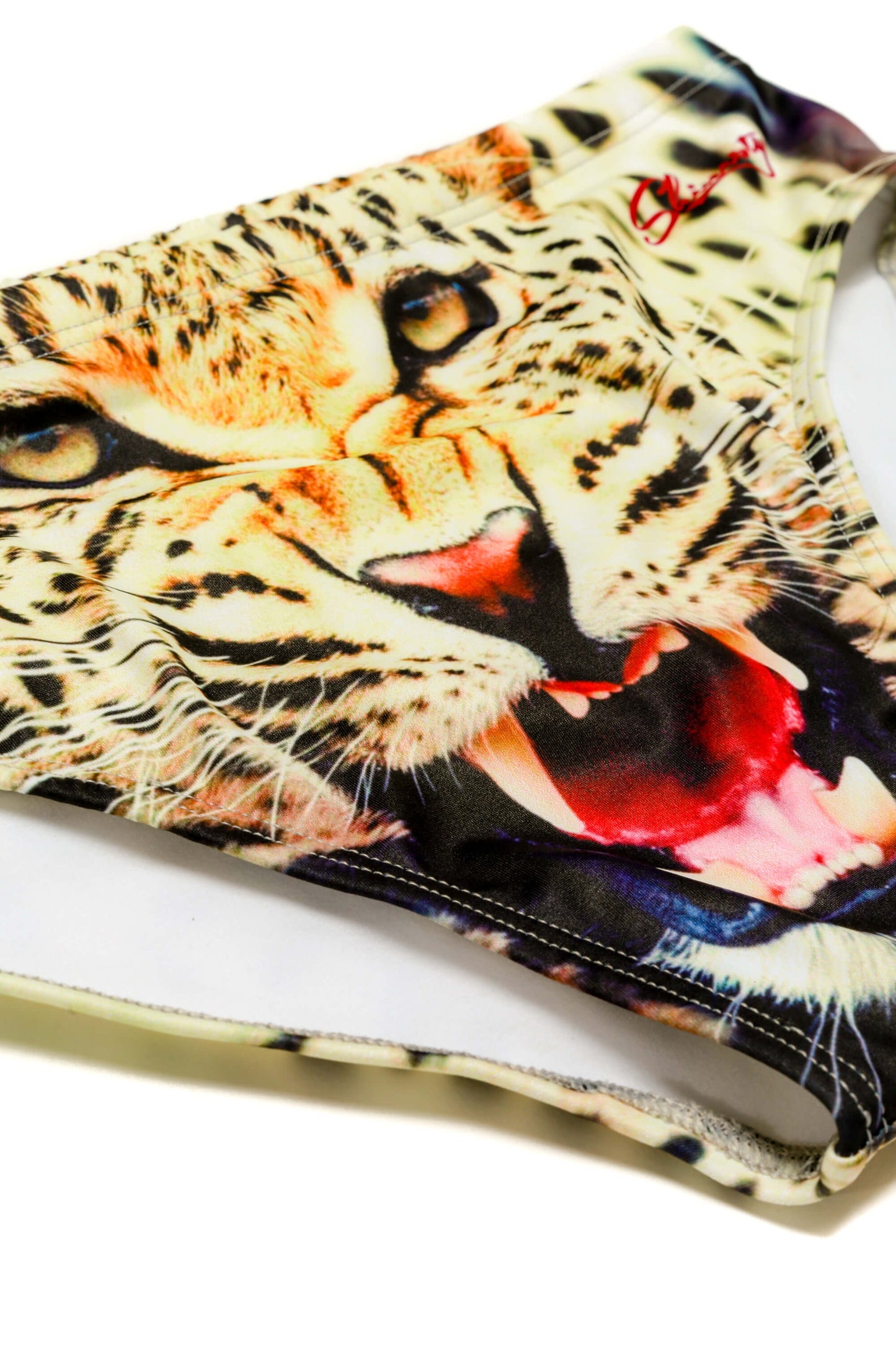  The Endangerous Leopard Print Swim Brief