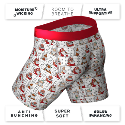  The Jailbird | Mugshot Long Leg Ball Hammock® Pouch Underwear With Fly