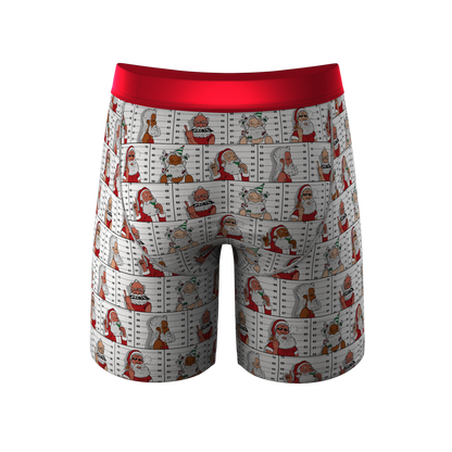  The Jailbird | Mugshot Long Leg Ball Hammock® Pouch Underwear With Fly