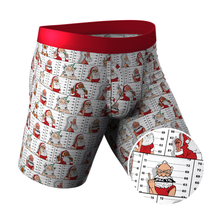  The Jailbird | Mugshot Long Leg Ball Hammock® Pouch Underwear With Fly