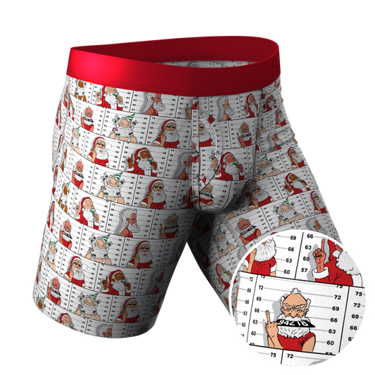  The Jailbird | Mugshot Long Leg Ball Hammock® Pouch Underwear With Fly