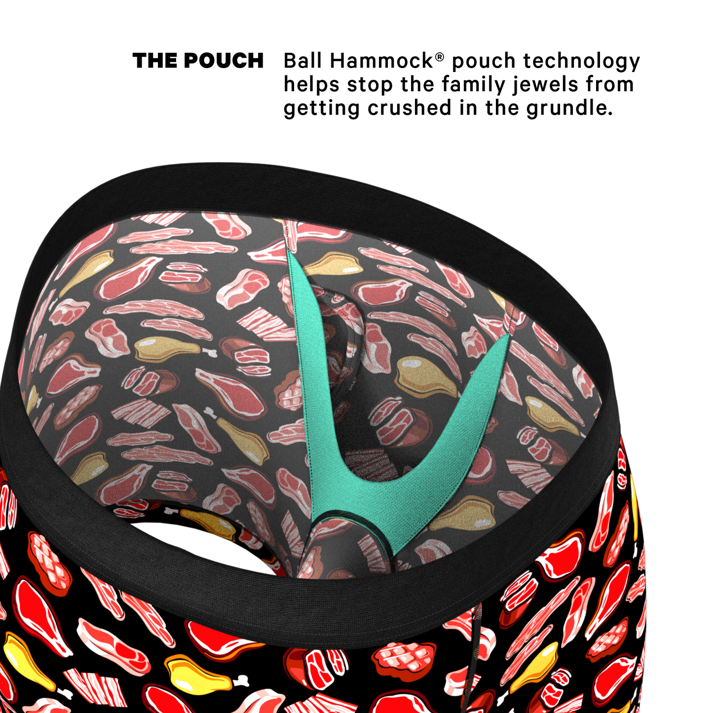  The Juicy Loins | Meat Ball Hammock® Pouch Underwear With Fly