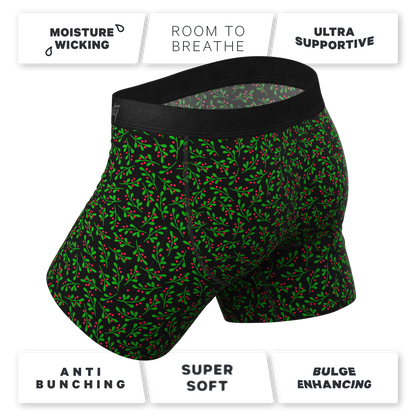  The Kiss Me There | Mistletoe Ball Hammock® Pouch Underwear