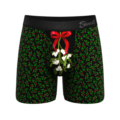  The Kiss Me There | Mistletoe Ball Hammock® Pouch Underwear With Fly