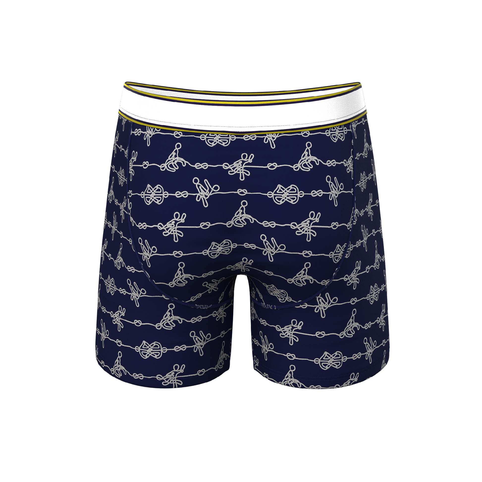  The Knotty Spots | Nautical Knots Ball Hammock® Pouch Underwear With Fly