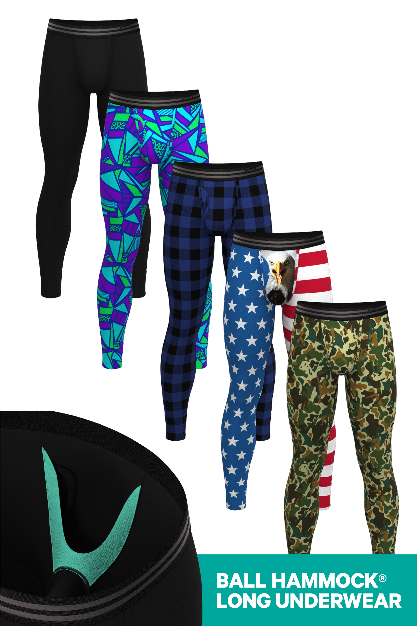  The Lanky Lad | Ball Hammock® Long Johns 5 Pack