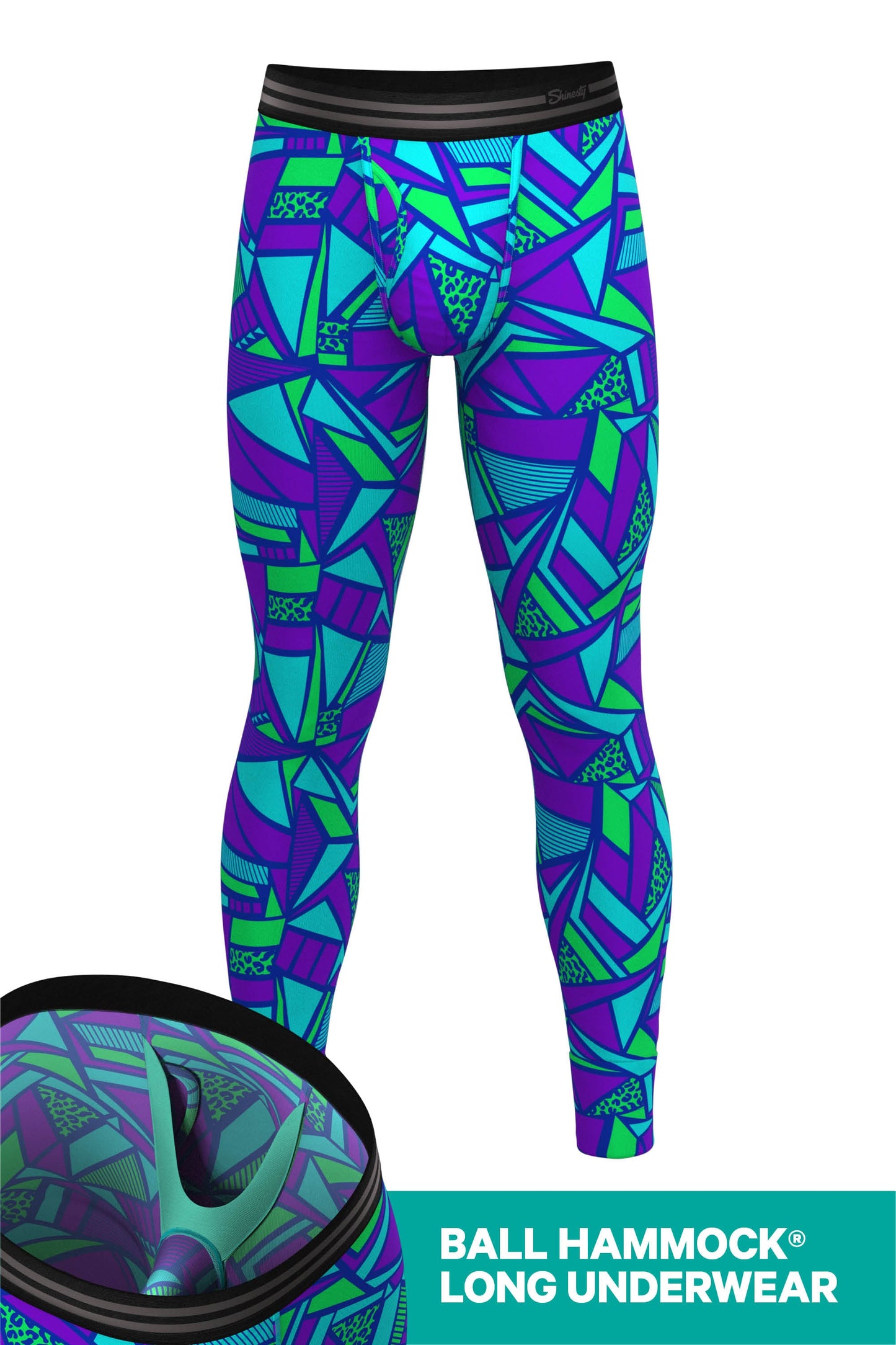  The Le Tootski | Neon Rave Ball Hammock® Long Johns