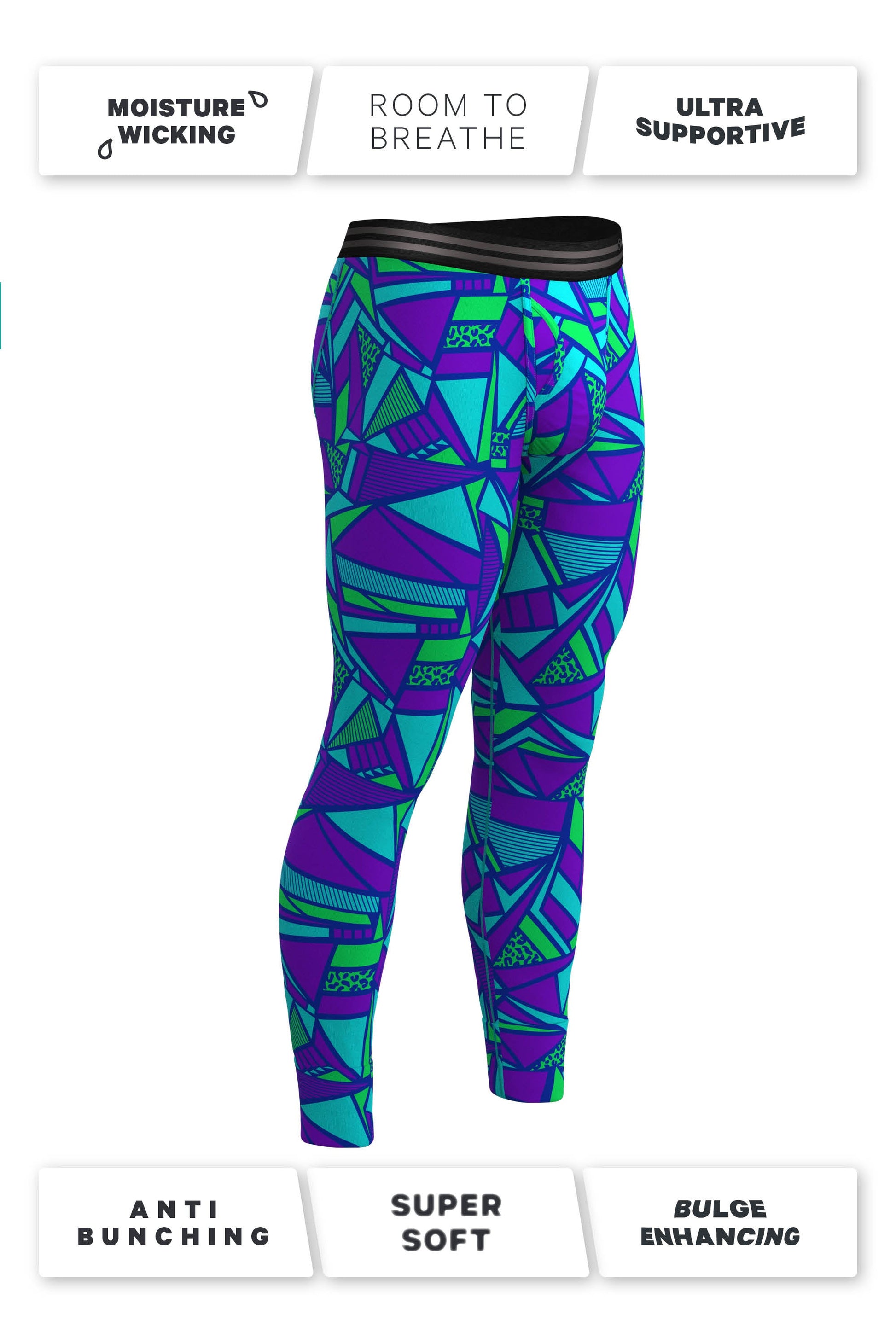  The Le Tootski | Neon Rave Ball Hammock® Long Johns