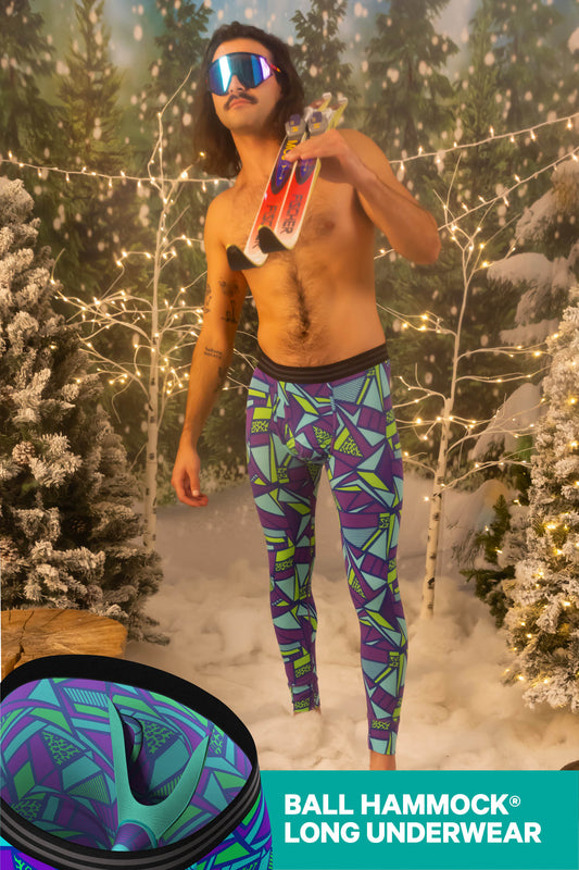  The Le Tootski | Neon Rave Ball Hammock® Long Johns