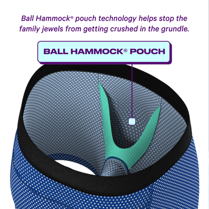  The Manhattan Man | Light Blue Stars ParadICE™ Cooling Ball Hammock® Underwear