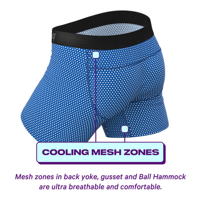  The Manhattan Man | Light Blue Stars ParadICE™ Cooling Ball Hammock® Underwear