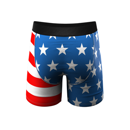 The Mascot | American Flag Ball Hammock® Pouch Underwear