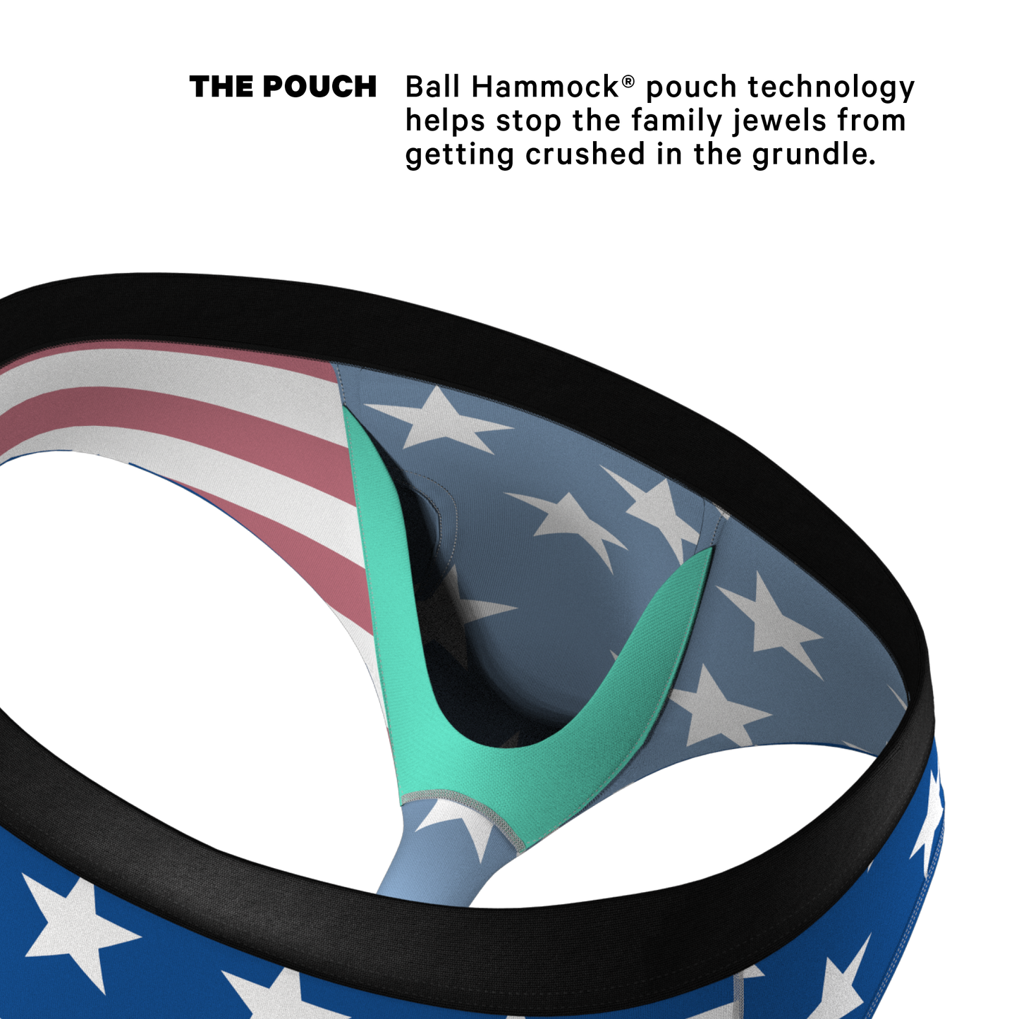  The Mascot | American Flag Ball Hammock® Pouch Underwear Briefs