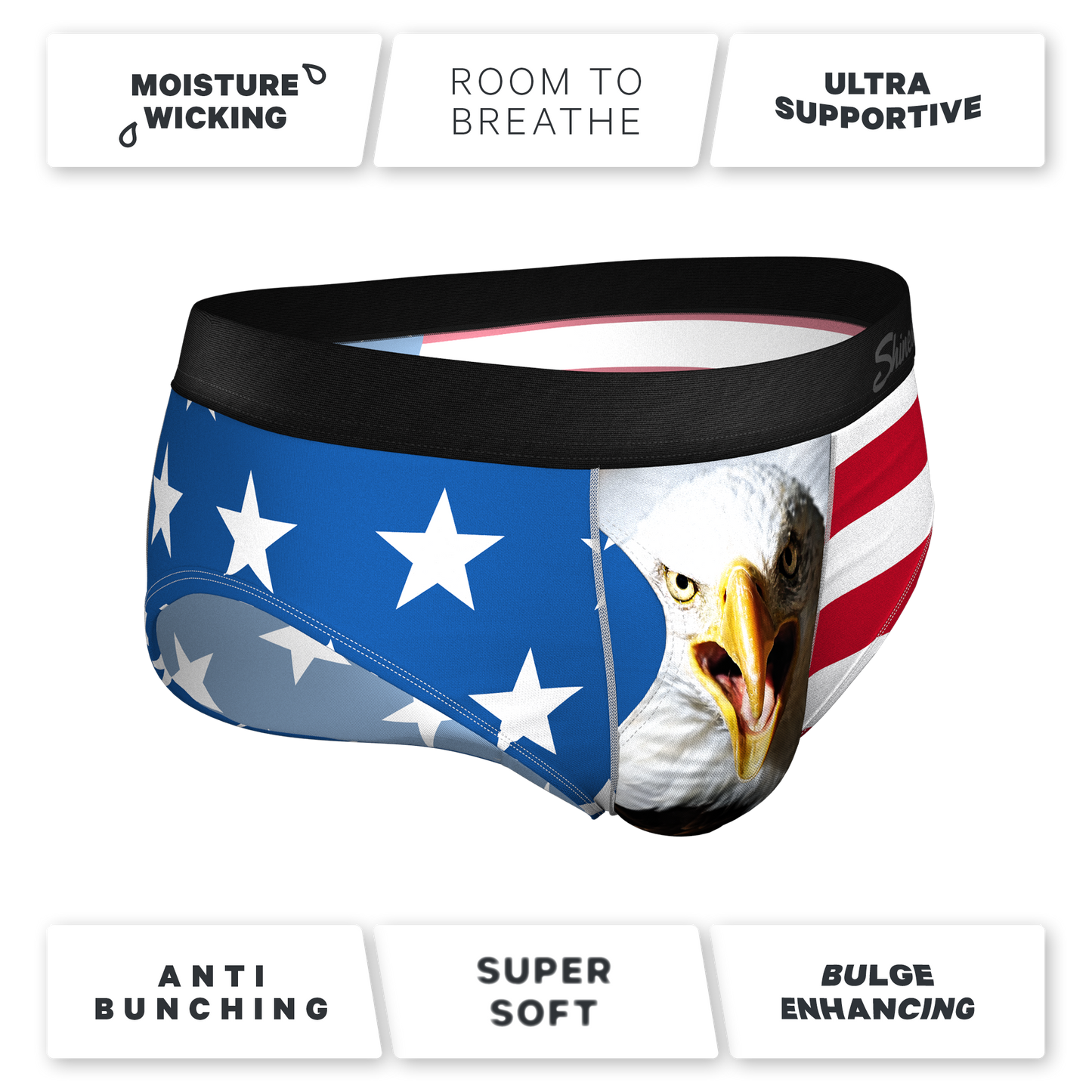  The Mascot | American Flag Ball Hammock® Pouch Underwear Briefs