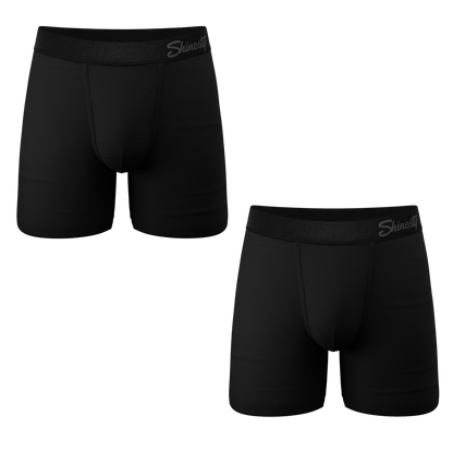  The Midnight Rider | Black Ball Hammock® Pouch Underwear With Fly 5 Pack