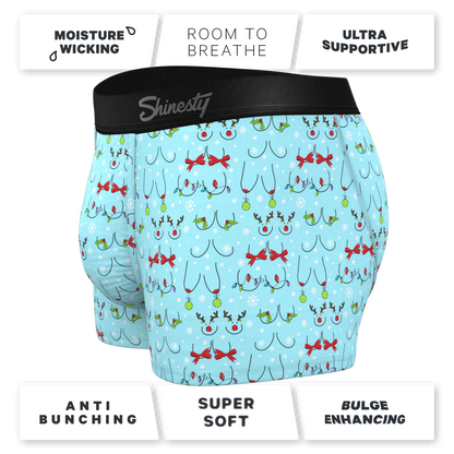  The Mistletits | Christmas Bust Ball Hammock® Pouch Trunks Underwear