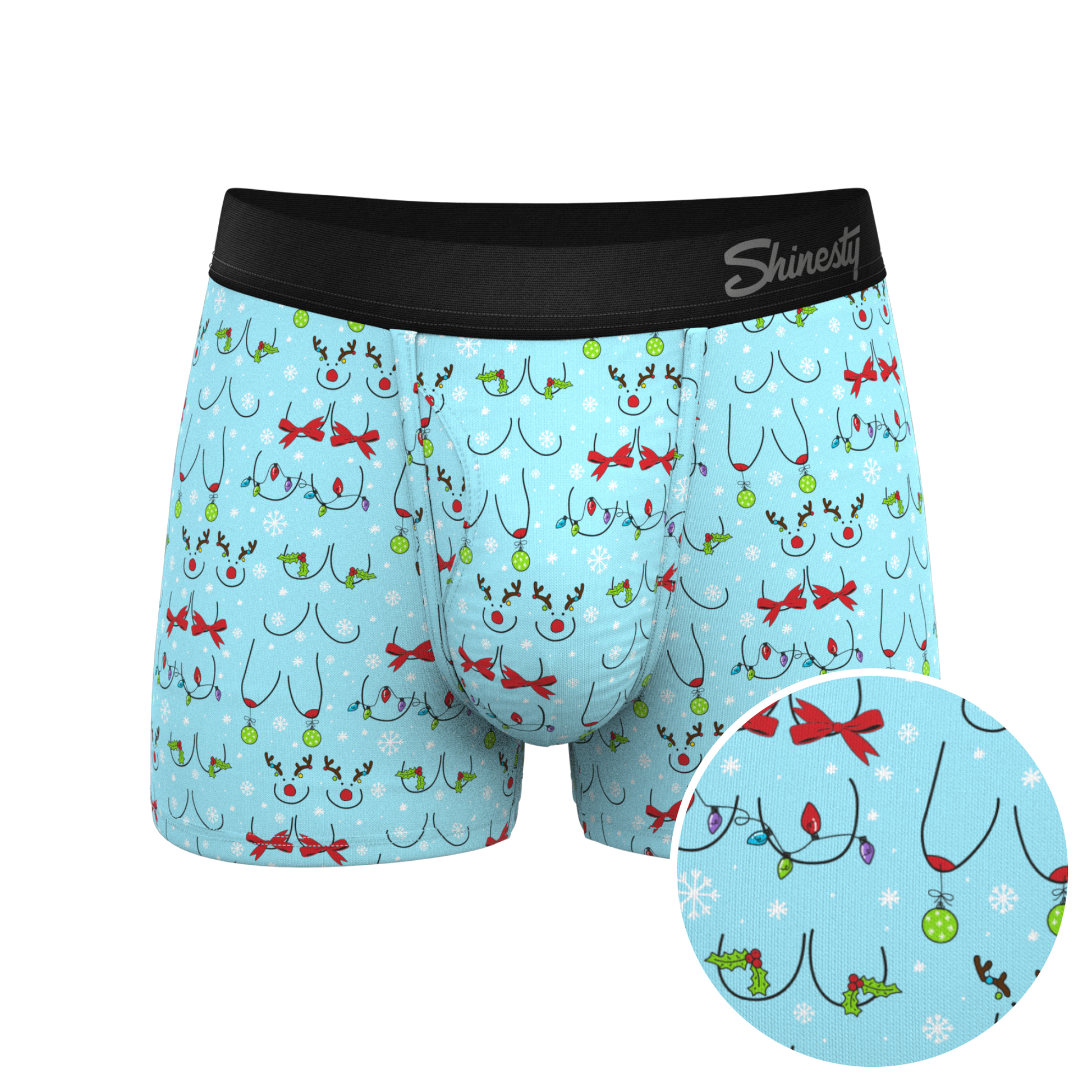  The Mistletits | Christmas Bust Ball Hammock® Pouch Trunks Underwear