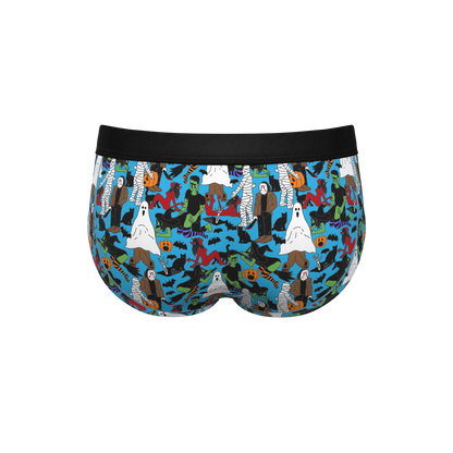  The Monster Smash | Halloween Characters Ball Hammock® Pouch Underwear Briefs