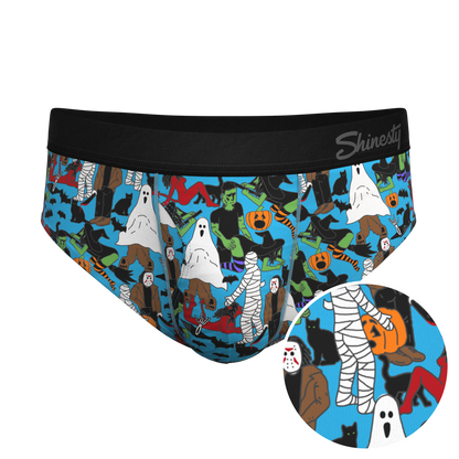  The Monster Smash | Halloween Characters Ball Hammock® Pouch Underwear Briefs