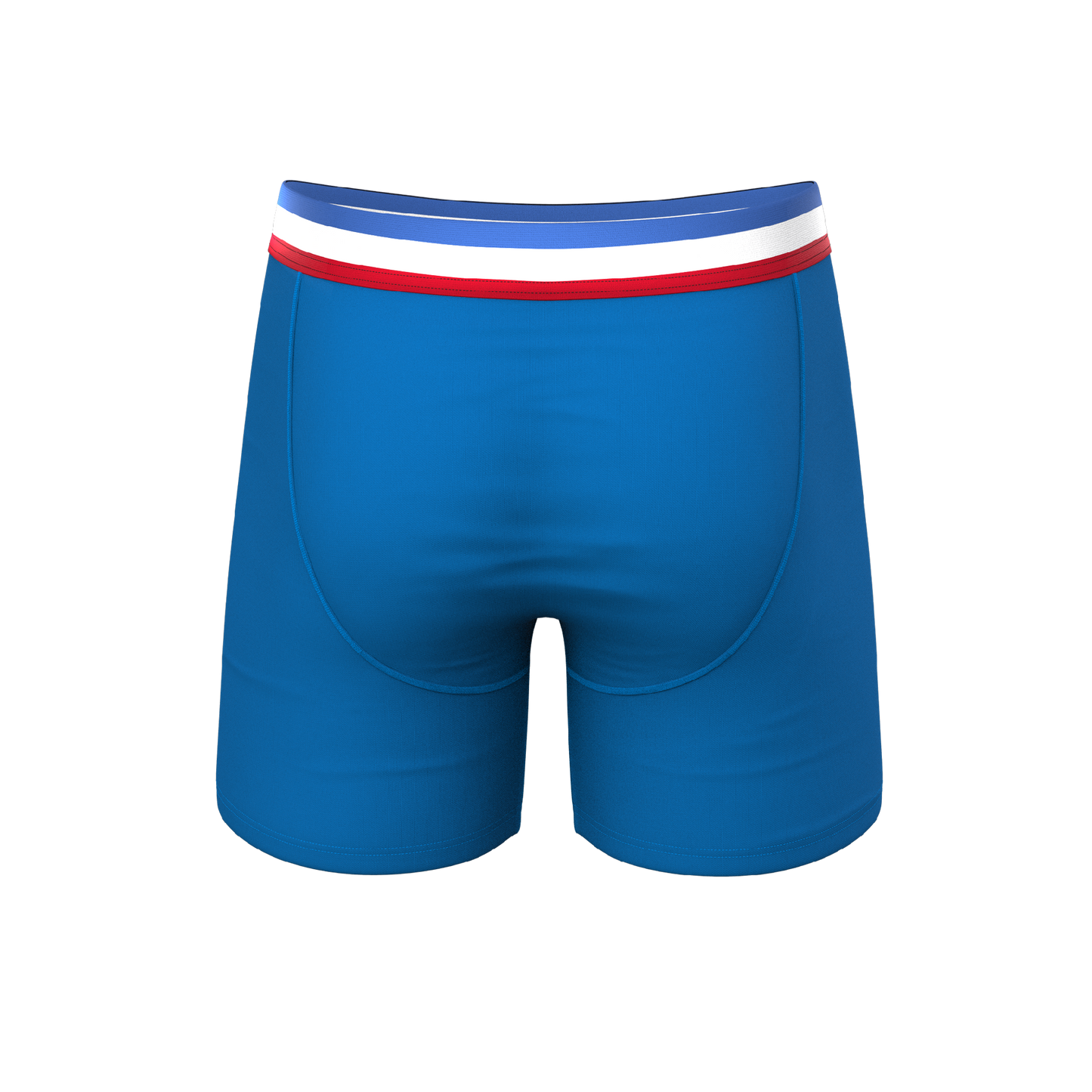  The Morning Glory | Blue With USA Waistband Ball Hammock® Pouch Underwear