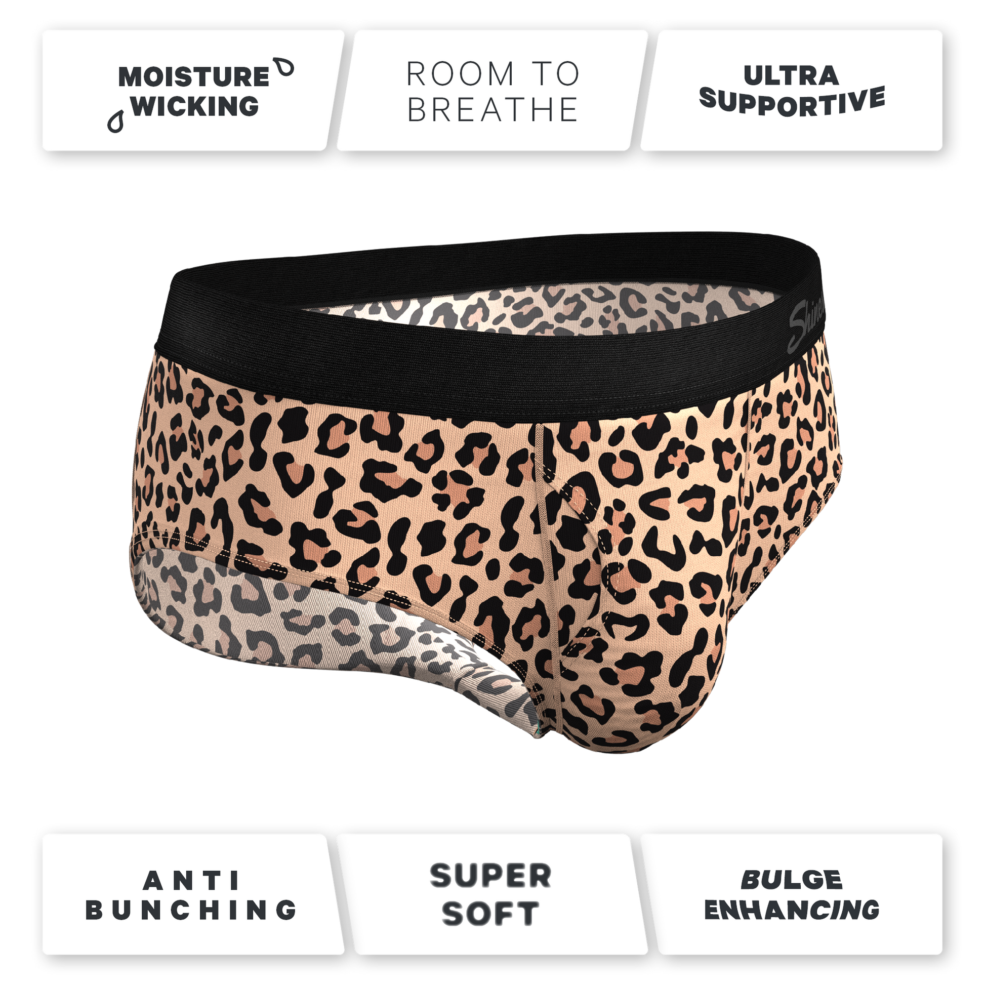  The Most Def | Leopard Print Ball Hammock® Pouch Underwear Briefs