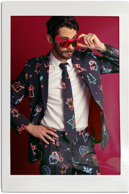  The Naughty Neon Noel | Neon Lights Christmas Suit