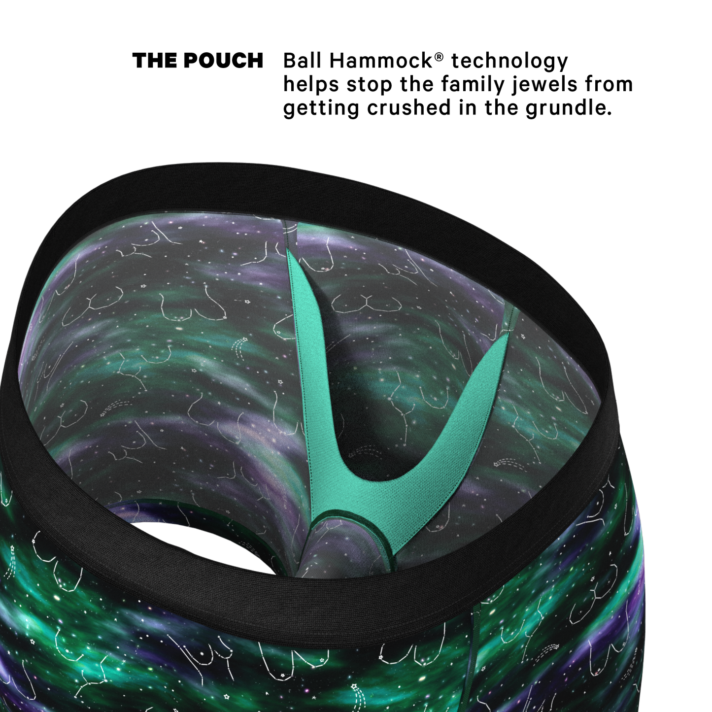  The Milky Way | Northern Lights Ball Hammock® Pouch Underwear