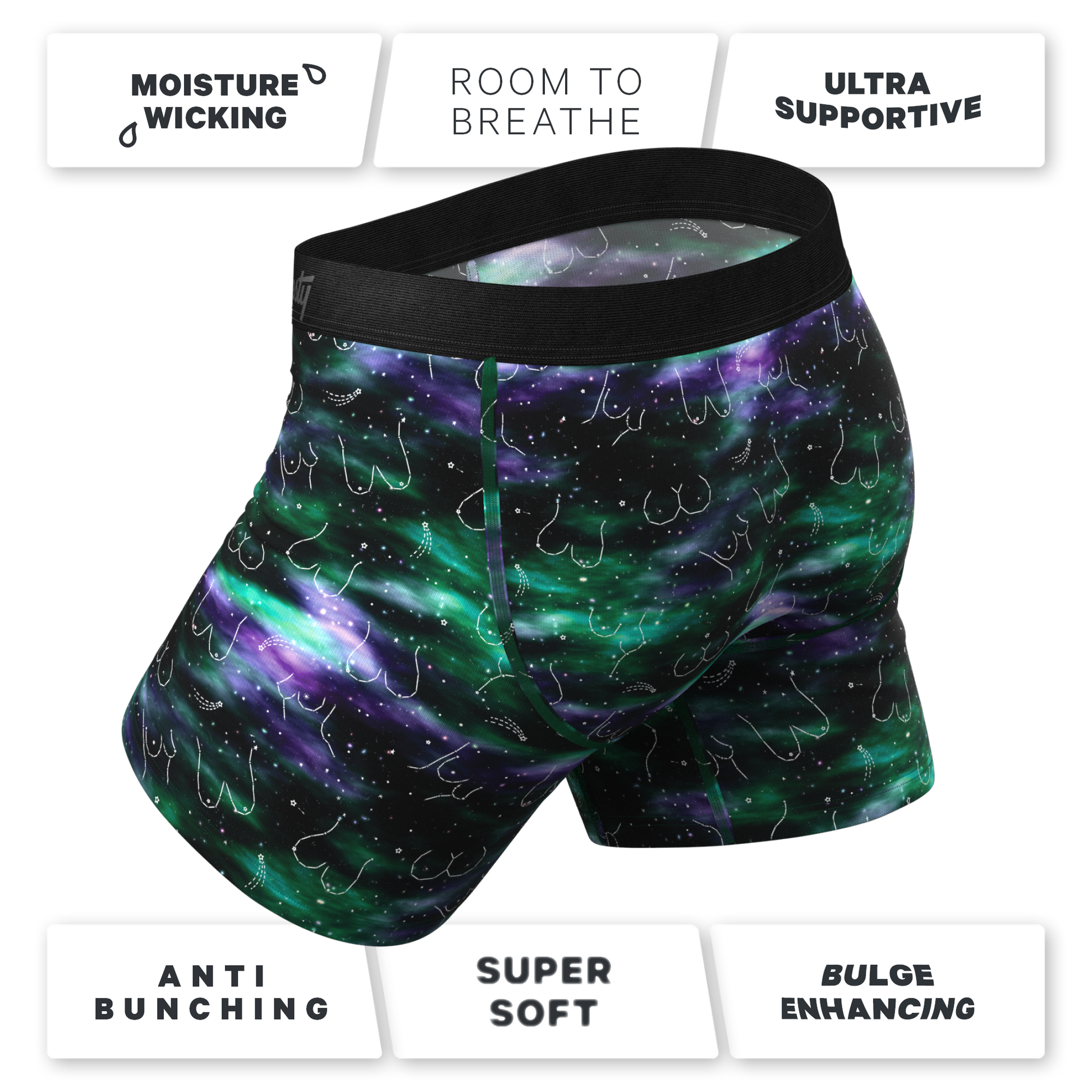  The Milky Way | Northern Lights Ball Hammock® Pouch Underwear