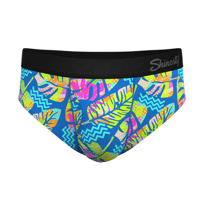  The Oahu Rendezvous | Tropical Leaves Ball Hammock® Pouch Underwear Briefs