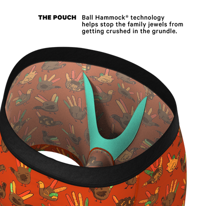  The Party Fowl | Thanksgiving Turkey Ball Hammock® Pouch Underwear