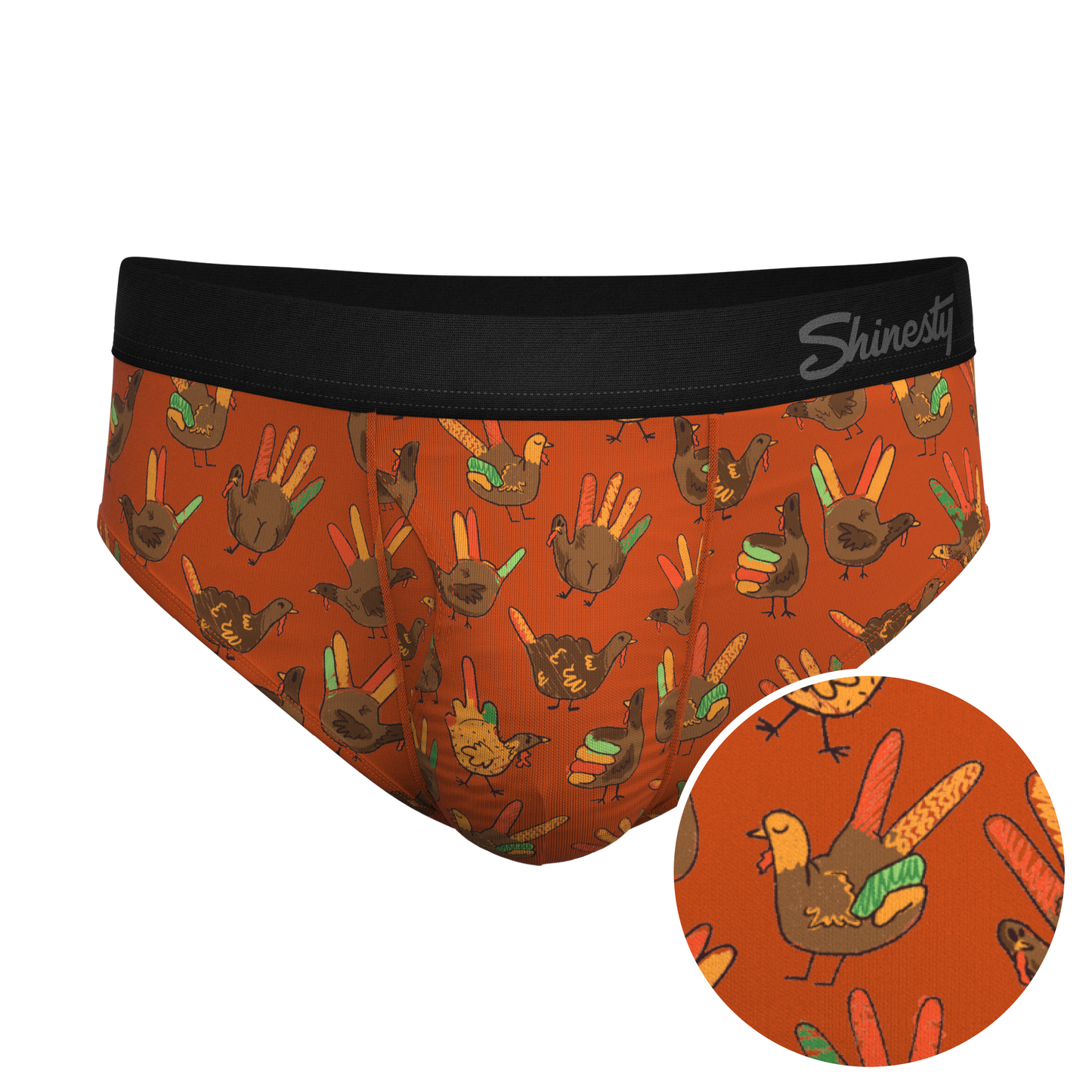  The Party Fowl | Thanksgiving Turkey Ball Hammock Pouch® Underwear Briefs