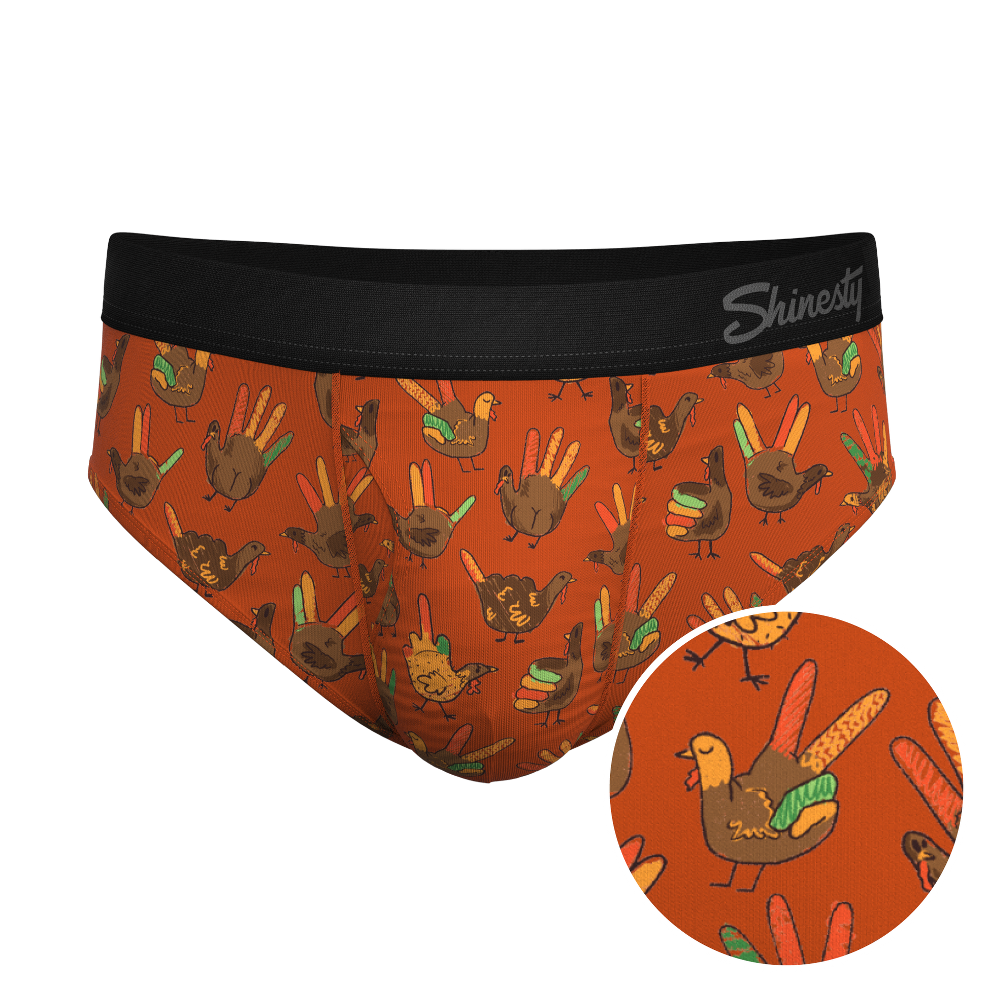  The Party Fowl | Thanksgiving Turkey Ball Hammock Pouch® Underwear Briefs