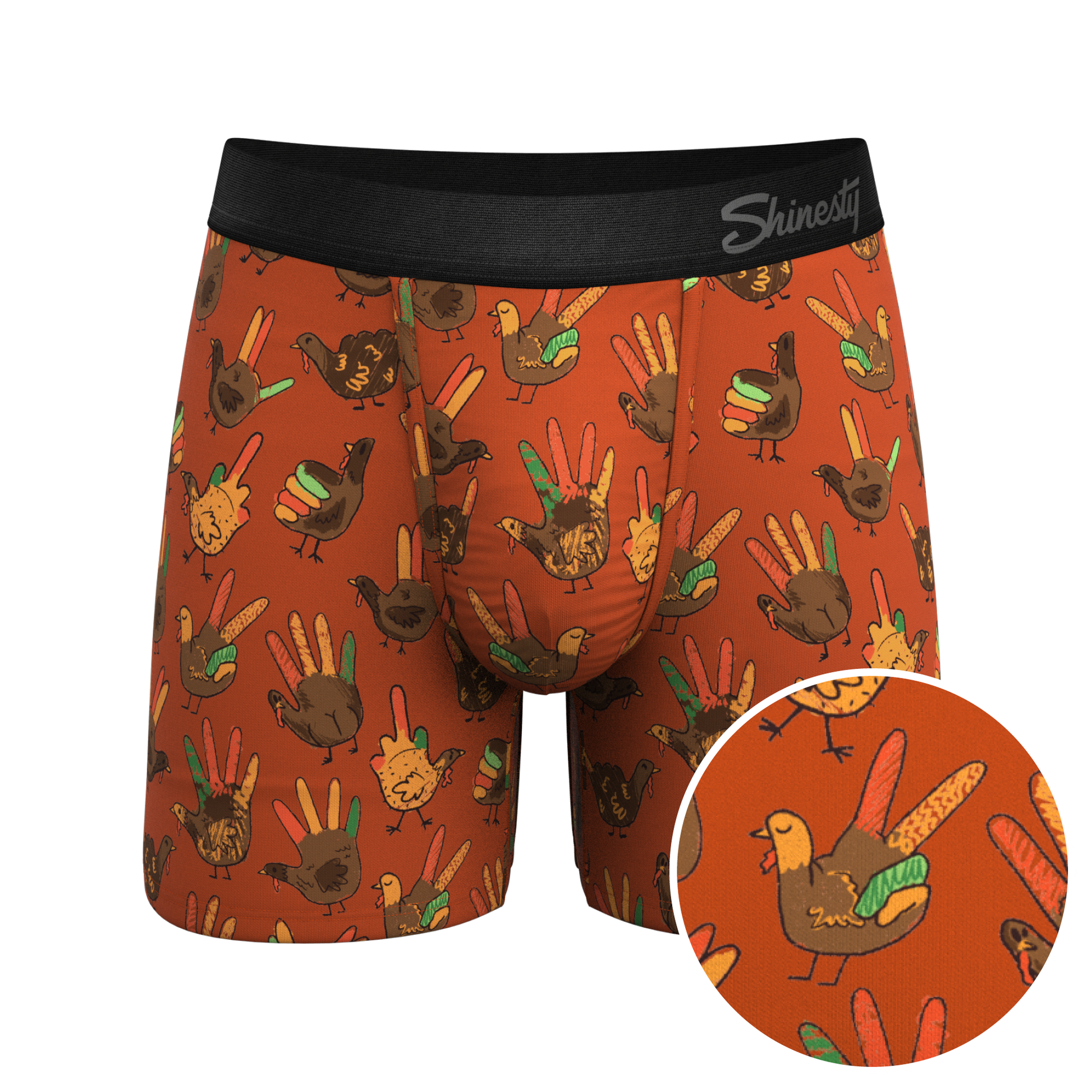  The Party Fowl | Thanksgiving Turkey Ball Hammock® Pouch Underwear