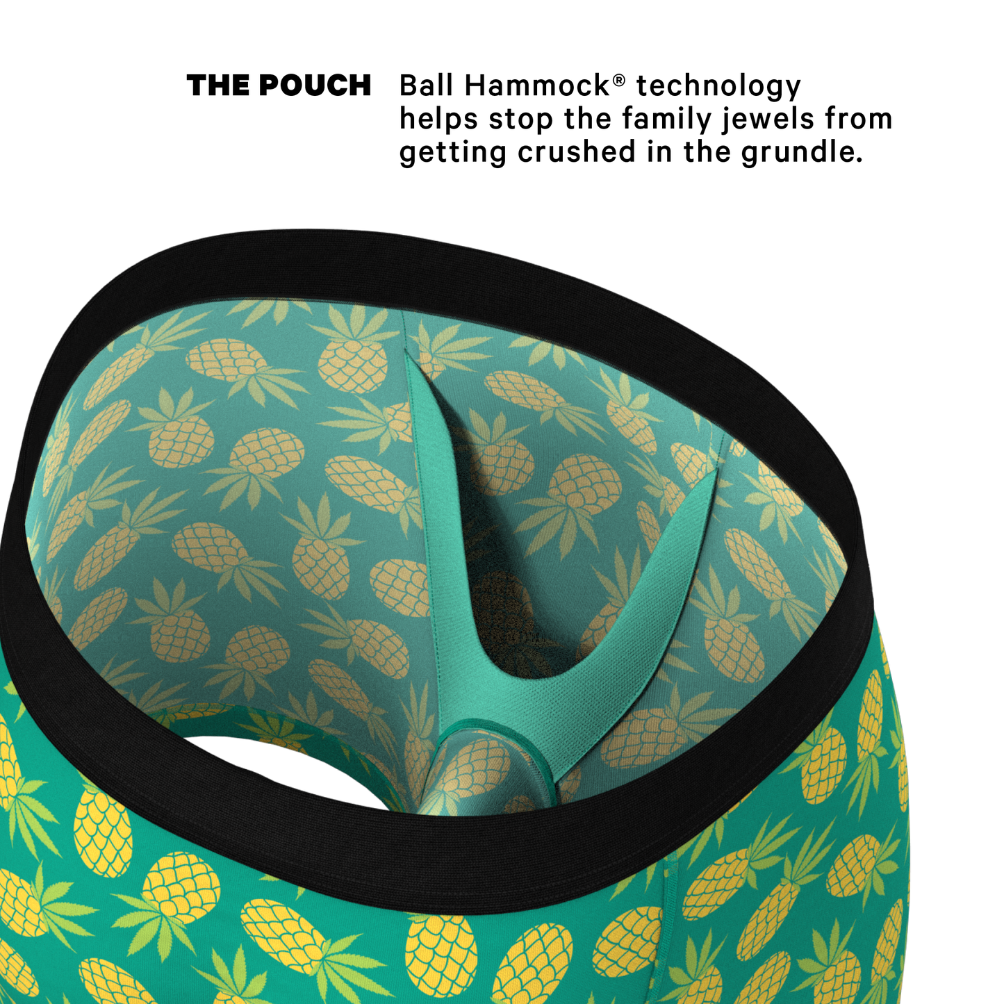  The Pineapple Express | Pineapple Ball Hammock® Pouch Underwear