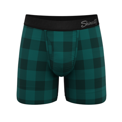  The Plaid And Simple | Green Plaid ParadICE™ Cooling Ball Hammock® Underwear