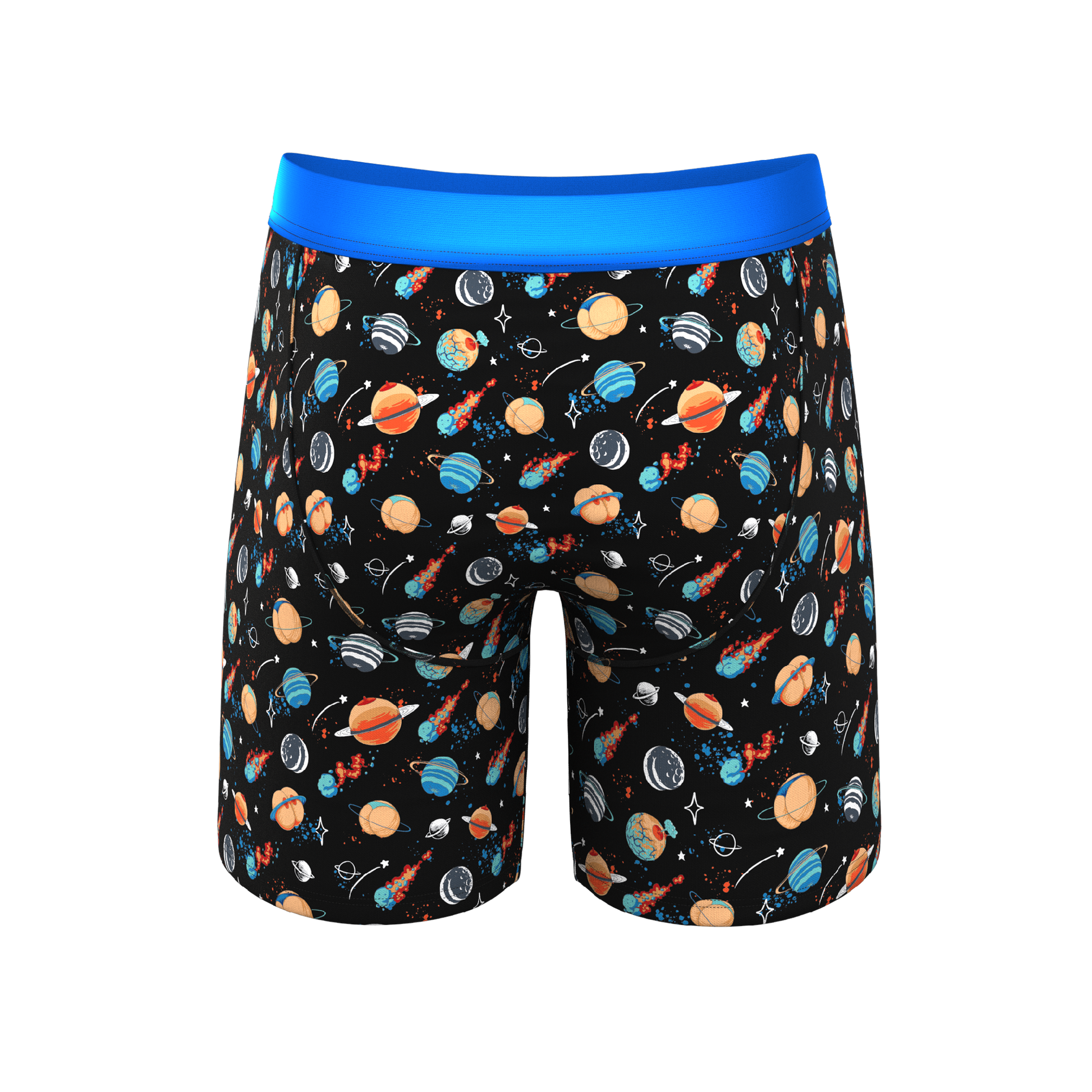  The Personal Space | Outer Space Long Leg Ball Hammock® Pouch Underwear With Fly