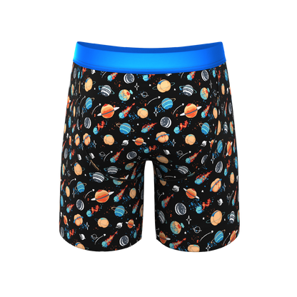  The Personal Space | Outer Space Long Leg Ball Hammock® Pouch Underwear With Fly